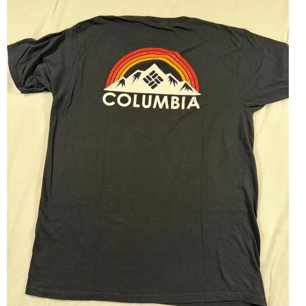 Mens Graphic T-Shirt Bundle Lot of 5 Columbia Life is Good Sonoma Size Large L